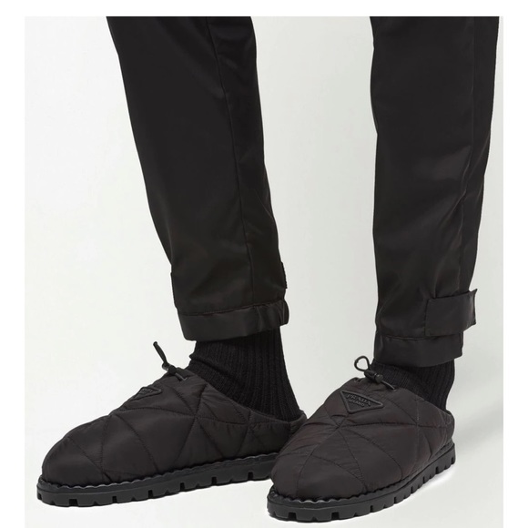 Prada Re-Nylon quilted slippers - Picture 1 of 6